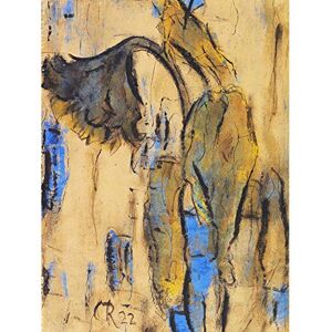 Fine Art Prints Rohlfs Withered Sunflowers Blue Expressionist Painting Unframed Wall Art Print Poster Home Decor Premium Fine Art Prints Rohlfs Withered Sunflowers Blue Expressionist Painting Unframed Wall Art Print Poster Home Decor Premium