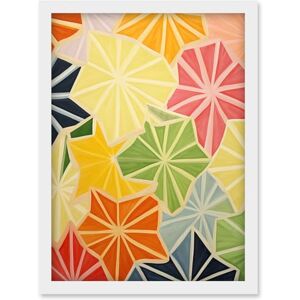 Artery8 Colourful Slices of Star Fruit Bright Watercolour Painting Abstract Carambola Kitchen Artwork Framed Wall Art Print A4 Artery8 Colourful Slices of Star Fruit Bright Watercolour Painting Abstract Carambola Kitchen Artwork Framed Wall Art Print A4