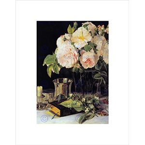 Wee Blue Coo Painting Still Life Flowers Waldmueller Roses Glass Wall Art Print Wee Blue Coo Painting Still Life Flowers Waldmueller Roses Glass Wall Art Print