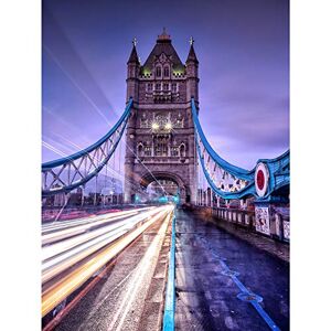 Artery8 Warby Light Trails Tower Bridge London Photo Premium Wall Art Canvas Print 18X24 Inch Artery8 Warby Light Trails Tower Bridge London Photo Premium Wall Art Canvas Print 18X24 Inch