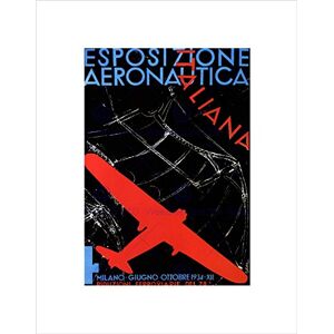 Wee Blue Coo Exhibition Airshow Milan Italy Vintage Advert Retro Wall Art Print Wee Blue Coo Exhibition Airshow Milan Italy Vintage Advert Retro Wall Art Print