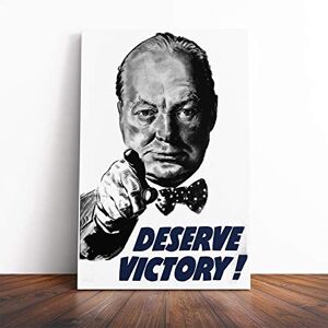 Big Box Art Winston Churchill War Poster Canvas Print Gallery Wrapped 30mm Frame Wall Art 20x14 inches Ready to Hang Modern Picture Living Room Bedroom Lounge Office Big Box Art Winston Churchill War Poster Canvas Print Gallery Wrapped 30mm Frame Wall Art 20x14 inches Ready to Hang Modern Picture Living Room Bedroom Lounge Office