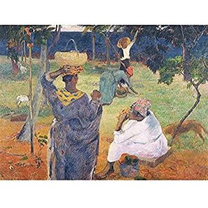 Fine Art Prints Kunstdruck auf Leinwand, Motiv: Paul Gauguin Among The Mangos At Martinique Fine Art Prints Kunstdruck auf Leinwand, Motiv: Paul Gauguin Among The Mangos At Martinique