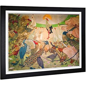 Big Box Art Framed Print of Vintage Birds Design Wall Art Picture Home Decor for Kitchen, Living, Dining Room, Lounge, Bedroom, Hallway, Office, Black, A2 / 24.5x18 Inch / 62x45cm Big Box Art Framed Print of Vintage Birds Design Wall Art Picture Home Decor for Kitchen, Living, Dining Room, Lounge, Bedroom, Hallway, Office, Black, A2 / 24.5x18 Inch / 62x45cm