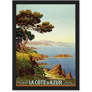 Artery8 De Tanguy La Cote D Azur France Travel Advert Artwork Framed Wall Art Print A4 Artery8 De Tanguy La Cote D Azur France Travel Advert Artwork Framed Wall Art Print A4