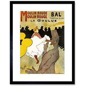 Wee Blue Coo Theatre Moulin Rouge La Goulue Weber Paris Picture Framed Wall Art Print Wee Blue Coo Theatre Moulin Rouge La Goulue Weber Paris Picture Framed Wall Art Print