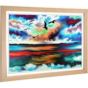 Big Box Art Framed Print of Birds and Ocean Design Wall Art Picture Home Decor for Kitchen, Living, Dining Room, Lounge, Bedroom, Hallway, Office, Oak, A2 / 24.5x18 Inch / 62x45cm Big Box Art Framed Print of Birds and Ocean Design Wall Art Picture Home Decor for Kitchen, Living, Dining Room, Lounge, Bedroom, Hallway, Office, Oak, A2 / 24.5x18 Inch / 62x45cm