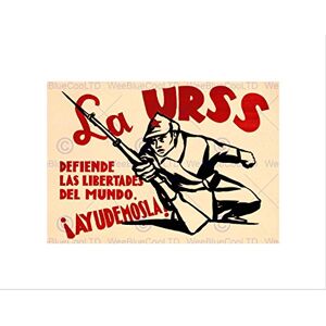 Wee Blue Coo Political Communism Ussr Defend Liberty Mexico Vintage Advert Art Print B12X994 Wee Blue Coo Political Communism Ussr Defend Liberty Mexico Vintage Advert Art Print B12X994