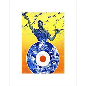 Wee Blue Coo War WWII Allies Fighter Jet Ordnance Production Wall Art Print Wee Blue Coo War WWII Allies Fighter Jet Ordnance Production Wall Art Print