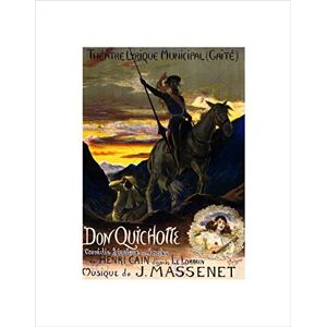 Wee Blue Coo Advert Theatre Stage Play Don Quixote Sancho Panza Wall Art Print Wee Blue Coo Advert Theatre Stage Play Don Quixote Sancho Panza Wall Art Print