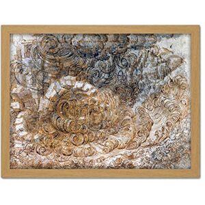 Artery8 Leonardo Da Vinci A Deluge Flood Storm Drawing Artwork Framed Wall Art Print 18X24 Inch Artery8 Leonardo Da Vinci A Deluge Flood Storm Drawing Artwork Framed Wall Art Print 18X24 Inch