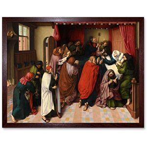 Artery8 Master Amsterdam The Death Of The Virgin Painting Art Print Framed Poster Wall Decor 12x16 inch Artery8 Master Amsterdam The Death Of The Virgin Painting Art Print Framed Poster Wall Decor 12x16 inch