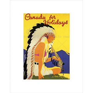 Wee Blue Coo TRAVEL CANADA NATIVE AMERICAN HEAD DRESS FEATHER PIPE FRAMED ART PRINT B12X6363 Wee Blue Coo TRAVEL CANADA NATIVE AMERICAN HEAD DRESS FEATHER PIPE FRAMED ART PRINT B12X6363