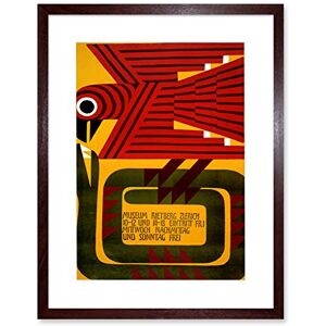 Wee Blue Coo Exhibition Rietberg Museum Zurich Bird Snake Artwork Framed Wall Art Print 12X16 Inch Wee Blue Coo Exhibition Rietberg Museum Zurich Bird Snake Artwork Framed Wall Art Print 12X16 Inch