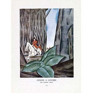 Artery8 Giron Hunting Hounds Horse Riding 1924 Illustration Large Wall Art Poster Print Thick Paper 18X24 Inch Artery8 Giron Hunting Hounds Horse Riding 1924 Illustration Large Wall Art Poster Print Thick Paper 18X24 Inch