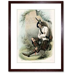Wee Blue Coo PAINTING HIGHLAND CLAN SCOTLAND TARTAN MACDONALD GLENCOE FRAMED PRINT F97X4930 Wee Blue Coo PAINTING HIGHLAND CLAN SCOTLAND TARTAN MACDONALD GLENCOE FRAMED PRINT F97X4930