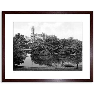Wee Blue Coo Vintage Photo Landmark University Glasgow 1895 Scotland Framed Wall Art Print Wee Blue Coo Vintage Photo Landmark University Glasgow 1895 Scotland Framed Wall Art Print