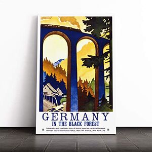Big Box Art Travel Poster Germany Canvas Print Gallery Wrapped 30mm Frame Wall Art 20x14 inches Ready to Hang Retro Picture Living Room Bedroom Lounge Office Big Box Art Travel Poster Germany Canvas Print Gallery Wrapped 30mm Frame Wall Art 20x14 inches Ready to Hang Retro Picture Living Room Bedroom Lounge Office