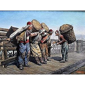 Fine Art Prints Agopyan Porters Karakoy Bridge Painting Istanbul Vintage Art Print Canvas Premium Wall Decor Poster Mural Fine Art Prints Agopyan Porters Karakoy Bridge Painting Istanbul Vintage Art Print Canvas Premium Wall Decor Poster Mural