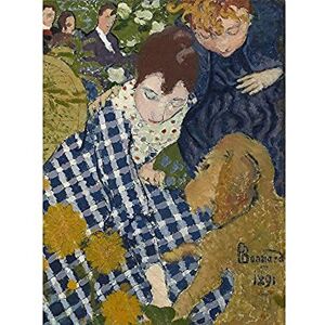 Artery8 Pierre Bonnard Women With A Dog 1891 Painting Unframed Wall Art Print Poster Home Decor Premium Artery8 Pierre Bonnard Women With A Dog 1891 Painting Unframed Wall Art Print Poster Home Decor Premium