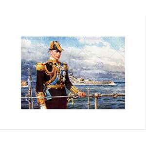 Wee Blue Coo Painting Portrait Prince Edward VIII Admiral Navy Wall Art Print Wee Blue Coo Painting Portrait Prince Edward VIII Admiral Navy Wall Art Print