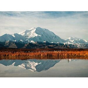 Wee Blue Coo LTD PHOTO MOUNT MCKINLEY ALASKA SNOWY WALL ART PRINT PICTURE POSTER HP2735 Wee Blue Coo LTD PHOTO MOUNT MCKINLEY ALASKA SNOWY WALL ART PRINT PICTURE POSTER HP2735