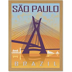 Wee Blue Coo Mp Travel Tourism Sao Paulo Brazil Octavio Frias Oliveira Bridge Large Framed Art Print Poster Wall Decor 18x24 inch Wee Blue Coo Mp Travel Tourism Sao Paulo Brazil Octavio Frias Oliveira Bridge Large Framed Art Print Poster Wall Decor 18x24 inch