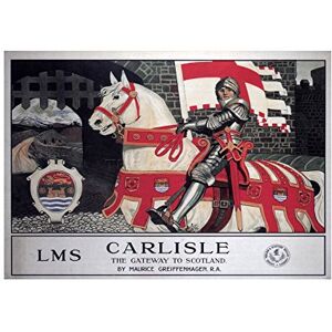 Wee Blue Coo Carlisle Knight Castle Horse Gateway Scotland Picture Wall Art Print Wee Blue Coo Carlisle Knight Castle Horse Gateway Scotland Picture Wall Art Print