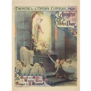 Artery8 Massenet Juggler Notre Dame Theatre Opera Advert Large Wall Art Poster Print Thick Paper 18X24 Inch Artery8 Massenet Juggler Notre Dame Theatre Opera Advert Large Wall Art Poster Print Thick Paper 18X24 Inch