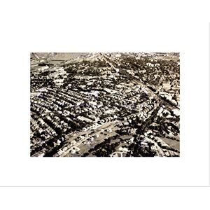 Wee Blue Coo Vintage Boston USA Brookline Corey Hill Aerial View Wall Art Print Wee Blue Coo Vintage Boston USA Brookline Corey Hill Aerial View Wall Art Print