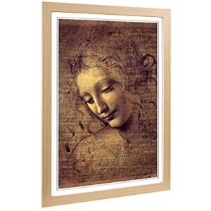 Big Box Art Framed Print of Leonardo Da Vinci La Scapigliata Design Wall Art Picture Home Decor for Kitchen, Living Room, Bedroom, Hallway, Oak, A2 / 24.5x18 Inch / 62x45cm Big Box Art Framed Print of Leonardo Da Vinci La Scapigliata Design Wall Art Picture Home Decor for Kitchen, Living Room, Bedroom, Hallway, Oak, A2 / 24.5x18 Inch / 62x45cm