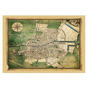 Wee Blue Coo Travel Maps Dublin Ireland 1780 John Jameson New Picture Wall Art Print Wee Blue Coo Travel Maps Dublin Ireland 1780 John Jameson New Picture Wall Art Print