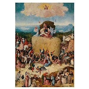 Wee Blue Coo Hieronymus Bosch Hay Wain Old Master Picture Wall Art Print Wee Blue Coo Hieronymus Bosch Hay Wain Old Master Picture Wall Art Print