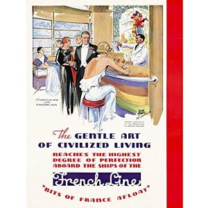 Wee Blue Coo Travel Transport Ship Ocean Liner Cruise French Line France Style Art Print Poster Wall Decor 12X16 Inch Wee Blue Coo Travel Transport Ship Ocean Liner Cruise French Line France Style Art Print Poster Wall Decor 12X16 Inch