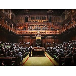 Artery8 Banksy Devolved Parliament Graffiti Brexit Painting Unframed Wall Art Print Poster Home Decor Premium Artery8 Banksy Devolved Parliament Graffiti Brexit Painting Unframed Wall Art Print Poster Home Decor Premium