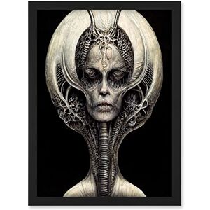 Doppelganger33 LTD Alien Queen Gothic Illustration Artwork Framed A3 Wall Art Print Doppelganger33 LTD Alien Queen Gothic Illustration Artwork Framed A3 Wall Art Print
