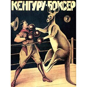 Wee Blue Coo Advertising 1933 Boxing Russian Kangaroo Art Large Art Print Poster Wall Decor 18x24 inch Wee Blue Coo Advertising 1933 Boxing Russian Kangaroo Art Large Art Print Poster Wall Decor 18x24 inch