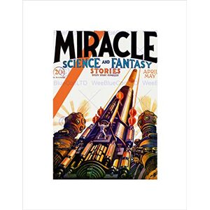 Wee Blue Coo Comics Miracle Science Fantasy Laser Gun Fiction Weird Wall Art Print Wee Blue Coo Comics Miracle Science Fantasy Laser Gun Fiction Weird Wall Art Print