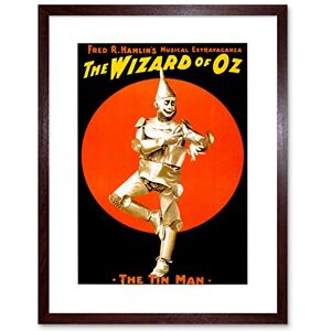 Wee Blue Coo Theatre Vintage Advert Wizard OZ Tin Man Framed Wall Art Print Wee Blue Coo Theatre Vintage Advert Wizard OZ Tin Man Framed Wall Art Print