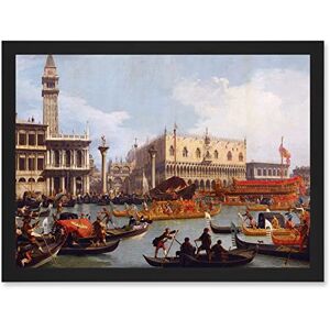 Artery8 Canaletto Bucentaurs Return Venice Italy Painting Artwork Framed Wall Art Print A4 Artery8 Canaletto Bucentaurs Return Venice Italy Painting Artwork Framed Wall Art Print A4