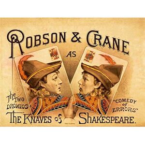 Wee Blue Coo Theatre Stage Characters Shakespeare Comedy Errors Dromios USA Art Print Poster Wall Decor 12X16 Inch Wee Blue Coo Theatre Stage Characters Shakespeare Comedy Errors Dromios USA Art Print Poster Wall Decor 12X16 Inch