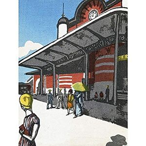 Artery8 Onchi Koshiro Tokyo Station Japan Painting Art Print Canvas Premium Wall Decor Poster Mural Artery8 Onchi Koshiro Tokyo Station Japan Painting Art Print Canvas Premium Wall Decor Poster Mural