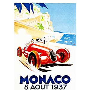 Wee Blue Coo Ad Racing Car Monaco 1937 Grand Prix New Picture Wall Art Print Wee Blue Coo Ad Racing Car Monaco 1937 Grand Prix New Picture Wall Art Print