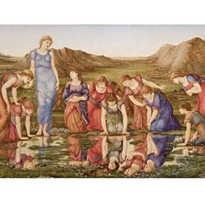 Artery8 Burne Jones The Mirror Of Venus Painting Large Wall Art Poster Print Thick Paper 18X24 Inch Artery8 Burne Jones The Mirror Of Venus Painting Large Wall Art Poster Print Thick Paper 18X24 Inch