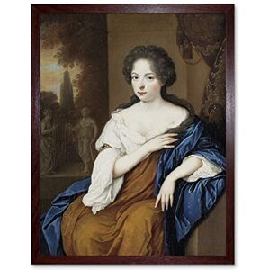 Artery8 Van Haensbergen Portrait Of A Woman Painting Art Print Framed Poster Wall Decor 12x16 inch Artery8 Van Haensbergen Portrait Of A Woman Painting Art Print Framed Poster Wall Decor 12x16 inch
