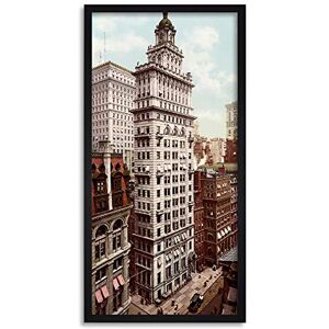 Artery8 Gillender Building New York City Vintage Photo Framed Wall Art Print Long 25X12 Inch Artery8 Gillender Building New York City Vintage Photo Framed Wall Art Print Long 25X12 Inch