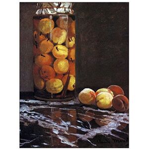ArtPlaza Monet Claude-The Peach Glass Decorative Panel, Wood, Multi-Colour, 60 x 1.8 x 80 cm ArtPlaza Monet Claude-The Peach Glass Decorative Panel, Wood, Multi-Colour, 60 x 1.8 x 80 cm