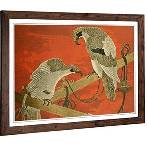 Big Box Art Framed Print of Fukusa Birds Japanese Oriental Design Wall Art Picture Home Decor for Kitchen, Living Room, Bedroom, Hallway, Walnut, A2 / 24.5x18 Inch / 62x45cm Big Box Art Framed Print of Fukusa Birds Japanese Oriental Design Wall Art Picture Home Decor for Kitchen, Living Room, Bedroom, Hallway, Walnut, A2 / 24.5x18 Inch / 62x45cm