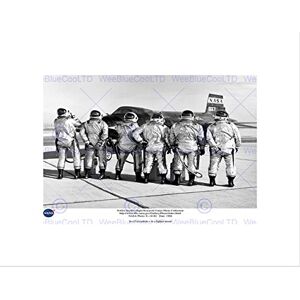 Wee Blue Coo VINTAGE ASTRONAUT TEST PILOT JET FIGHTER USA BLACK FRAMED ART PRINT B12X3437 Wee Blue Coo VINTAGE ASTRONAUT TEST PILOT JET FIGHTER USA BLACK FRAMED ART PRINT B12X3437