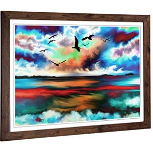 Big Box Art Framed Print of Birds and Ocean Design Wall Art Picture Home Decor for Kitchen, Living, Dining Room, Lounge, Bedroom, Hallway, Office, Walnut, A2 / 24.5x18 Inch / 62x45cm Big Box Art Framed Print of Birds and Ocean Design Wall Art Picture Home Decor for Kitchen, Living, Dining Room, Lounge, Bedroom, Hallway, Office, Walnut, A2 / 24.5x18 Inch / 62x45cm